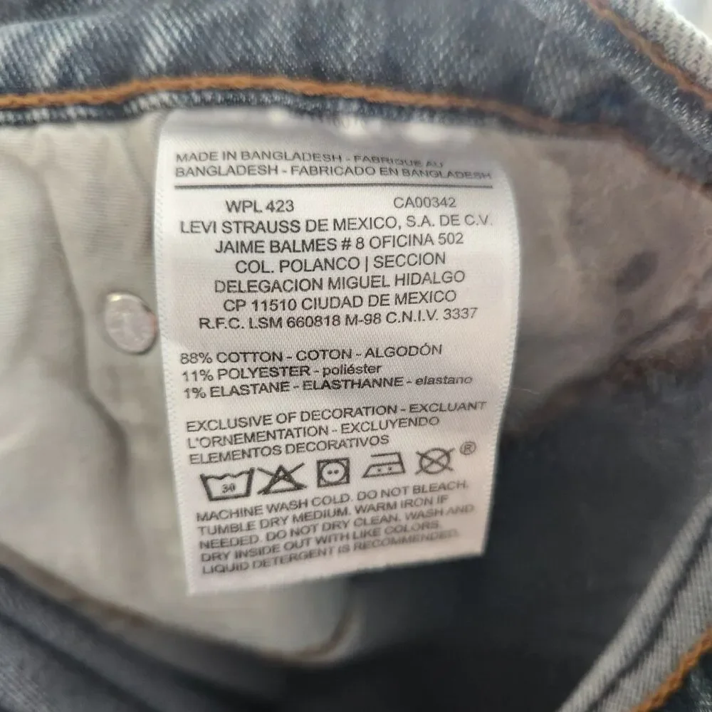 NEW Signature By Levi Strauss Mens S67 Athletic Fit 5 Pocket Jeans 42x30